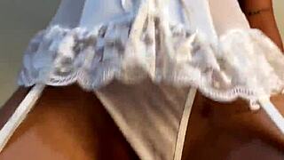 college slut rides huge cock like a pro in homemade goth sex tape