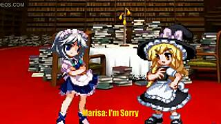 who wins the intense 3v3 touhou parody battle in scarlet lobby
