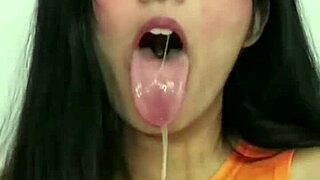 i can't get enough of this ahegao spit fest