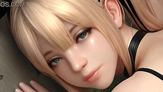 Marie Rose Cums Hard In 3D Hentai Facial Anime!