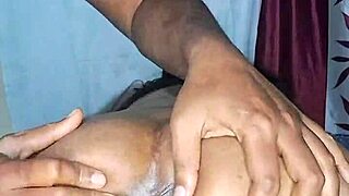 desi indian bhabhi moans in doggy ass hole licking fingering wet pussy closeup