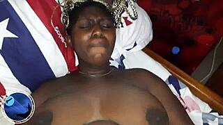 watch how rough ebony pounding shifts her whole womb!!