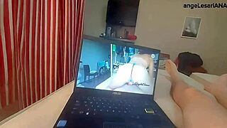 brazilian milf curves bounce on huge cock cowgirl rough screaming cum covered tits