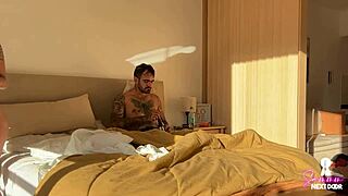 morning boner had him pounding my tight pussy so hard