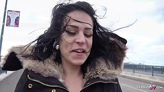 german teen marie 18 from berlin street casting fucked for cash huge cock