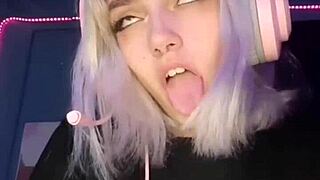 i can't get enough of this ahegao spit fest