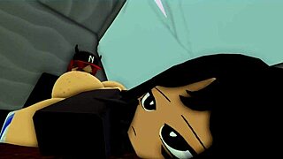 tired trans girl wakes to hard cock in tight pussy outdoors