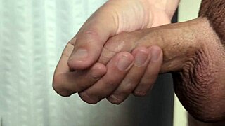 morning light homemade solo cumshot closeup explosion