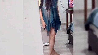 Pretty latina dances teasingly in lingerie surprise twist ahead