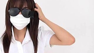 wanna hear women rubbing hair sounds in this japanese fetish clip?