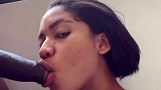 Teasing Stepbrother's Cock on Secret Video Call with Boyfriend Amateur Couple Nysdel