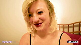 Petite blonde Faith's Hope gags deep on cock passionately?