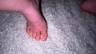 Lick my pussy now close-up view