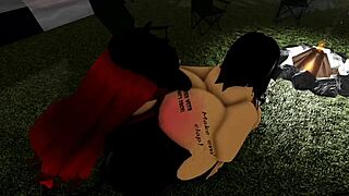 tired trans girl wakes to hard cock in tight pussy outdoors