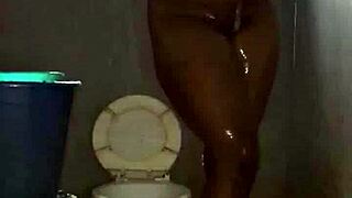 Curvy Naija Homemade Babe Enjoys Her Sexy Morning Shower Routine