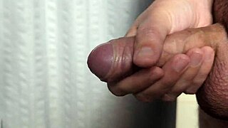 morning light homemade solo cumshot closeup explosion