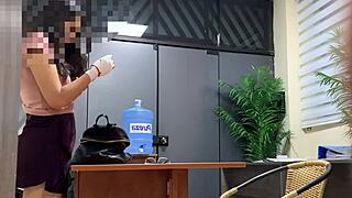 hey secretary, wanna bend over for boss's cock?