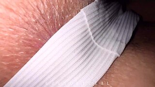 step bro sniffs your thong anal spot up close on hidden cam outdoors