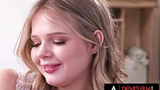 Devils Film Teens Squirting in Rough Threesome Fuckfest!