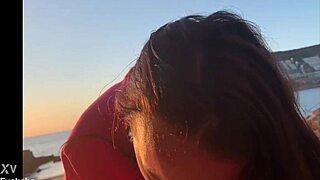 Why risk bent over doggystyle on the beach when cowgirl ride feels so much wetter and public?
