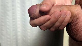 morning light homemade solo cumshot closeup explosion