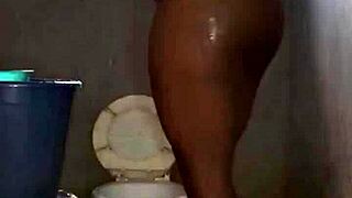 Curvy Naija Homemade Babe Enjoys Her Sexy Morning Shower Routine