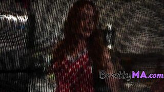 Stepmom sneaks in while I'm blindfolded taste testing her pussy