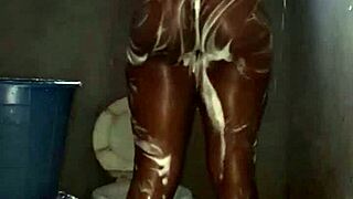 Curvy Naija Homemade Babe Enjoys Her Sexy Morning Shower Routine