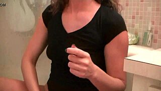 hubby shocked as i strip for massage from hot couple eyeing my hairy pussy at wedding prep