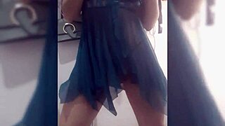 Pretty latina dances teasingly in lingerie surprise twist ahead