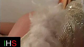 Beautiful curly brunette milf fucked hard in asshole doggystyle