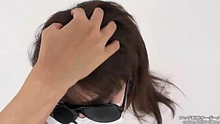 wanna hear women rubbing hair sounds in this japanese fetish clip?