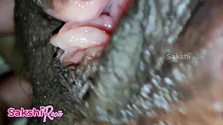 stepbrother pounds indian stepsis tight pussy with loud moans closeup