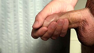 morning light homemade solo cumshot closeup explosion