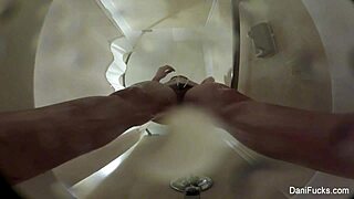 dani daniels shower solo pussy play 💦😈 closeup tits fun