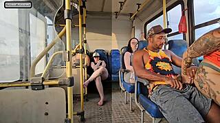 Married Wife Teases Bus Stranger Into Hard Fuck
