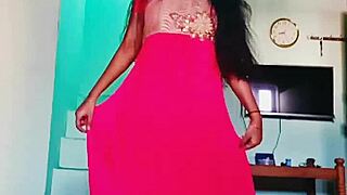 Tamil college coed strips seductively ripping clothes off in hot private video reveal