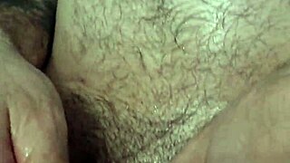 her fingers probe my ass while i stroke hard