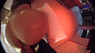 Japanese stepdaughter rides daddy doggystyle, uncensored cum on ass
