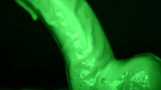 hey, wanna feel this sticky slimy latex glove handjob tease?