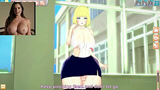 russian blonde ntr game lingerie fuck ends in crazy cum explosion