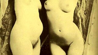 vintage lesbians beaver play, wanna join two centuries fun?