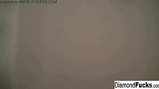 Diamond's Big Latina Tits and Pussy Get Soaked in Steamy Shower Masturbation