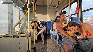 Married Wife Teases Bus Stranger Into Hard Fuck