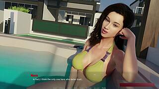 chiloe blows liam in bathroom but stops before he cums