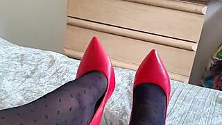 Rose's Sexy Stockings Beg for Your Stroke