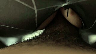 cosplay spiderman bangs curvy oiled housewife doggystyle