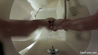 dani daniels shower solo pussy play 💦😈 closeup tits fun
