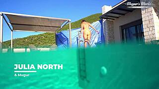 all natural milf julia north takes underwater pool anal gaping