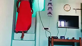 Tamil college coed strips seductively ripping clothes off in hot private video reveal